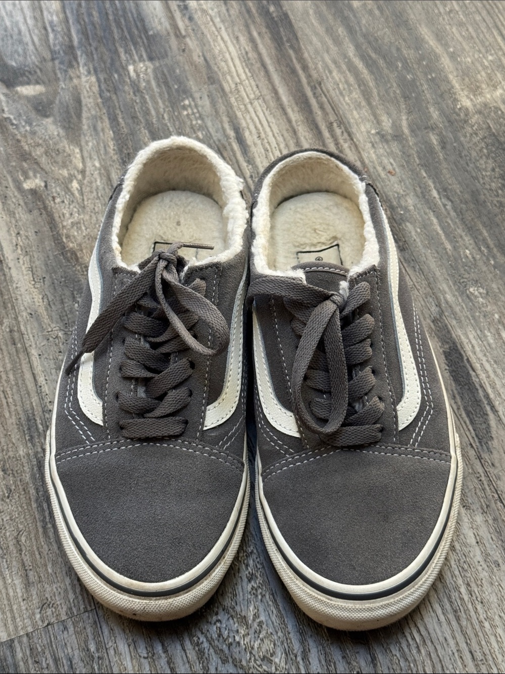 Vans Gray Suede mule